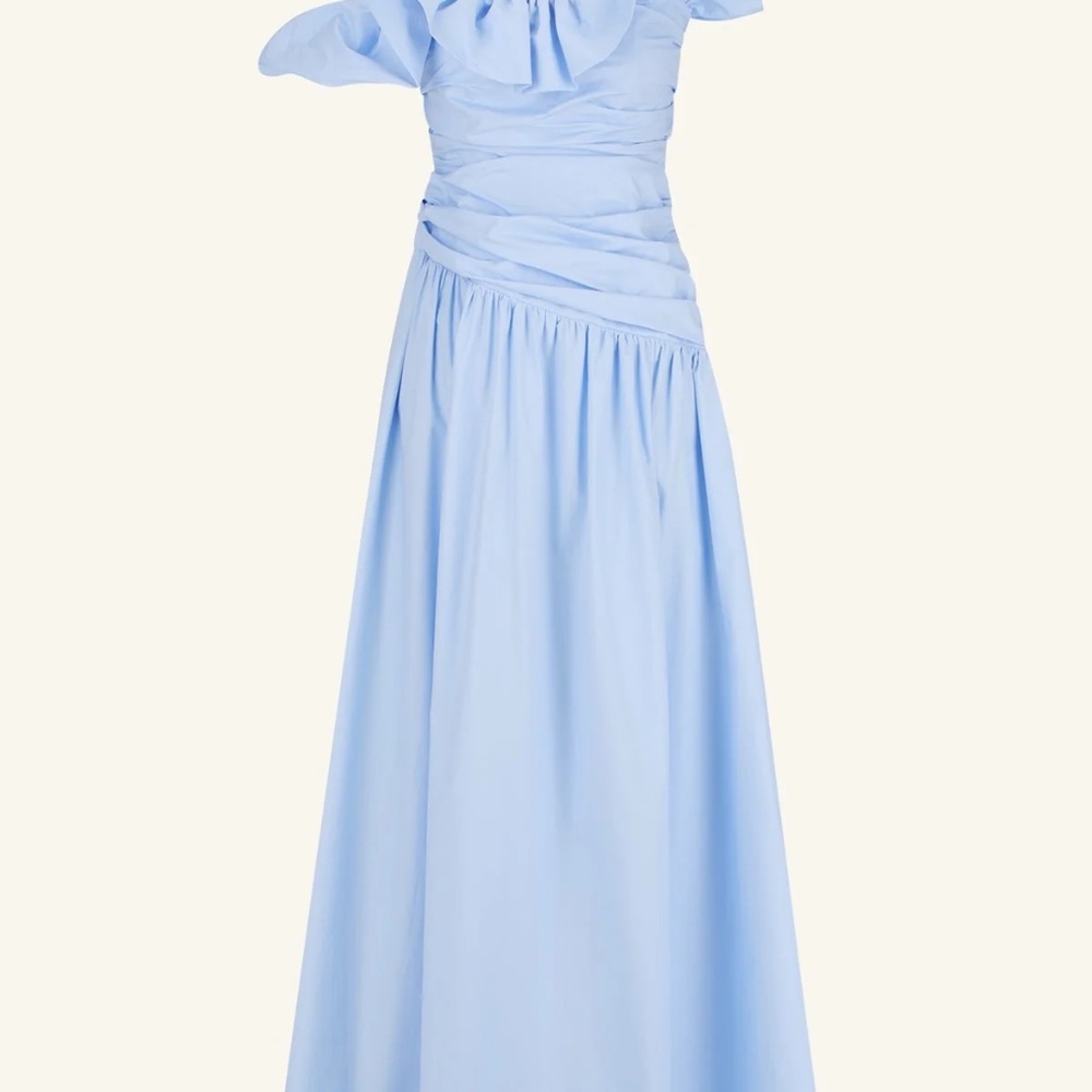 Shona Joy 'Maiori' Bubble Sleeve Maxi Dress in Cornflower Blue (NWT) - Picture 6 of 14